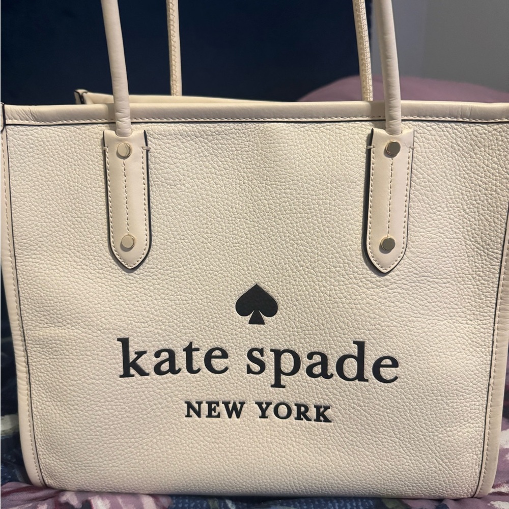 Kate Spade Ivory Tote Bag